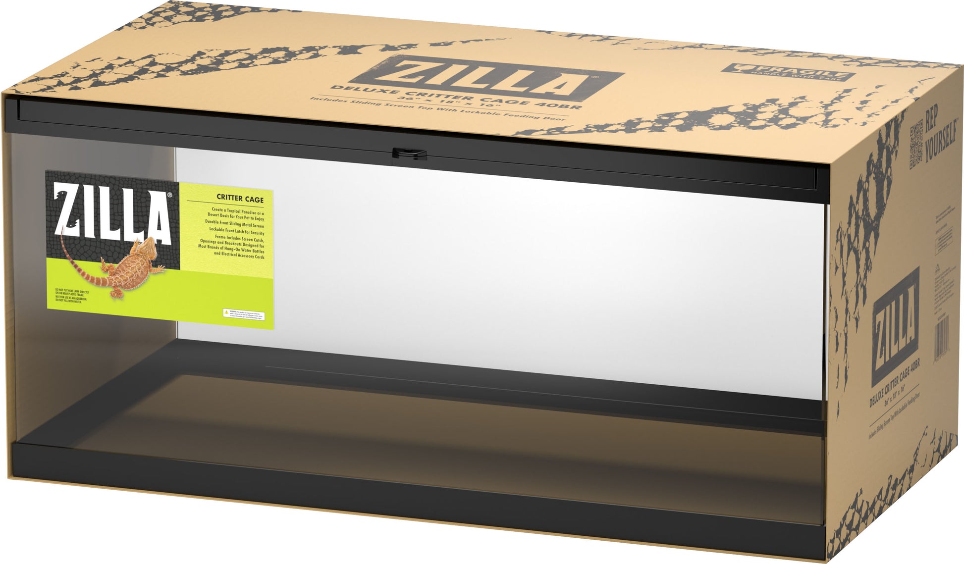 Zilla Deluxe Critter Cage Enclosure