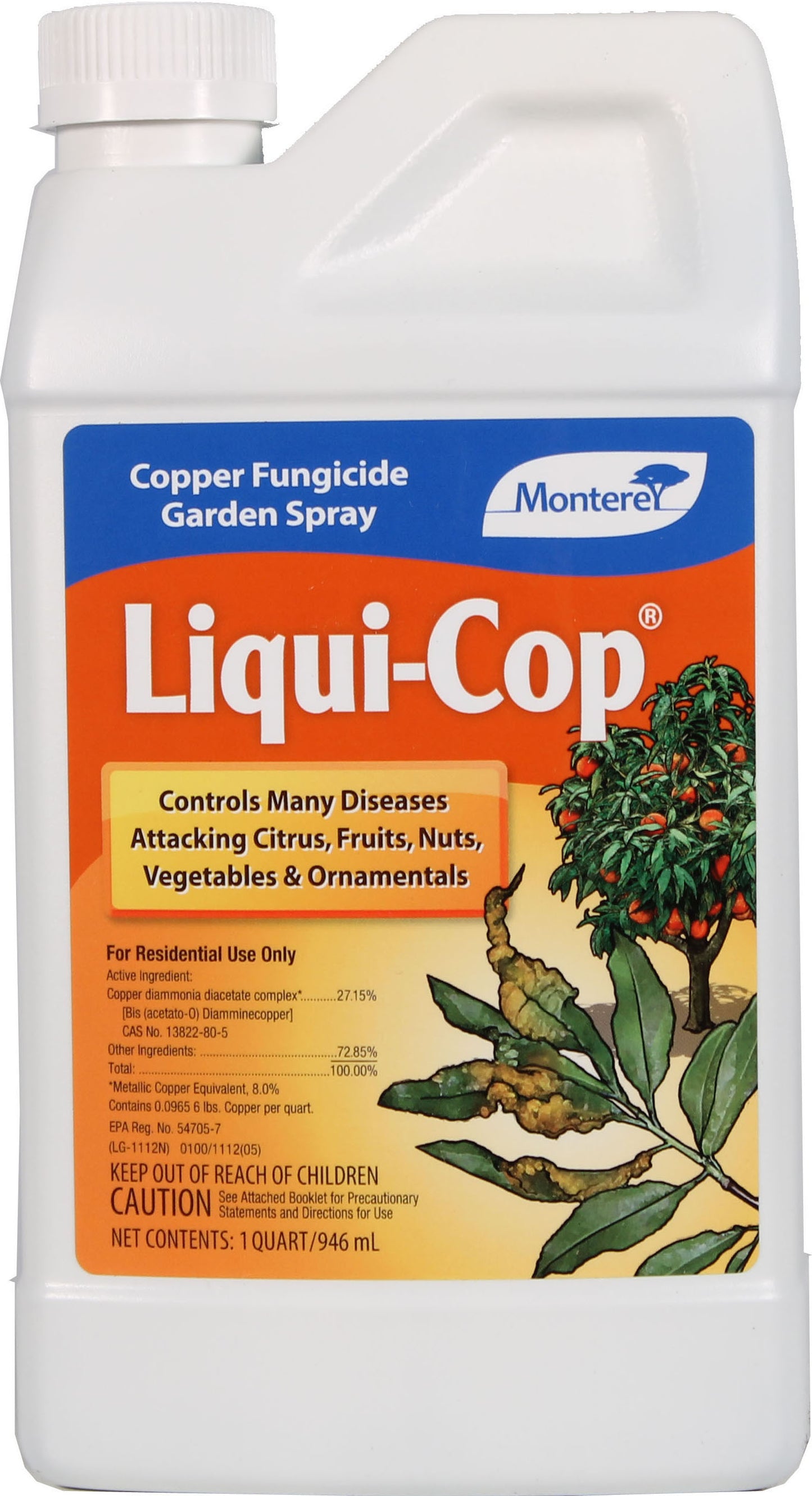 Monterey Liqui-Cop Copper Fungicide Garden Spray