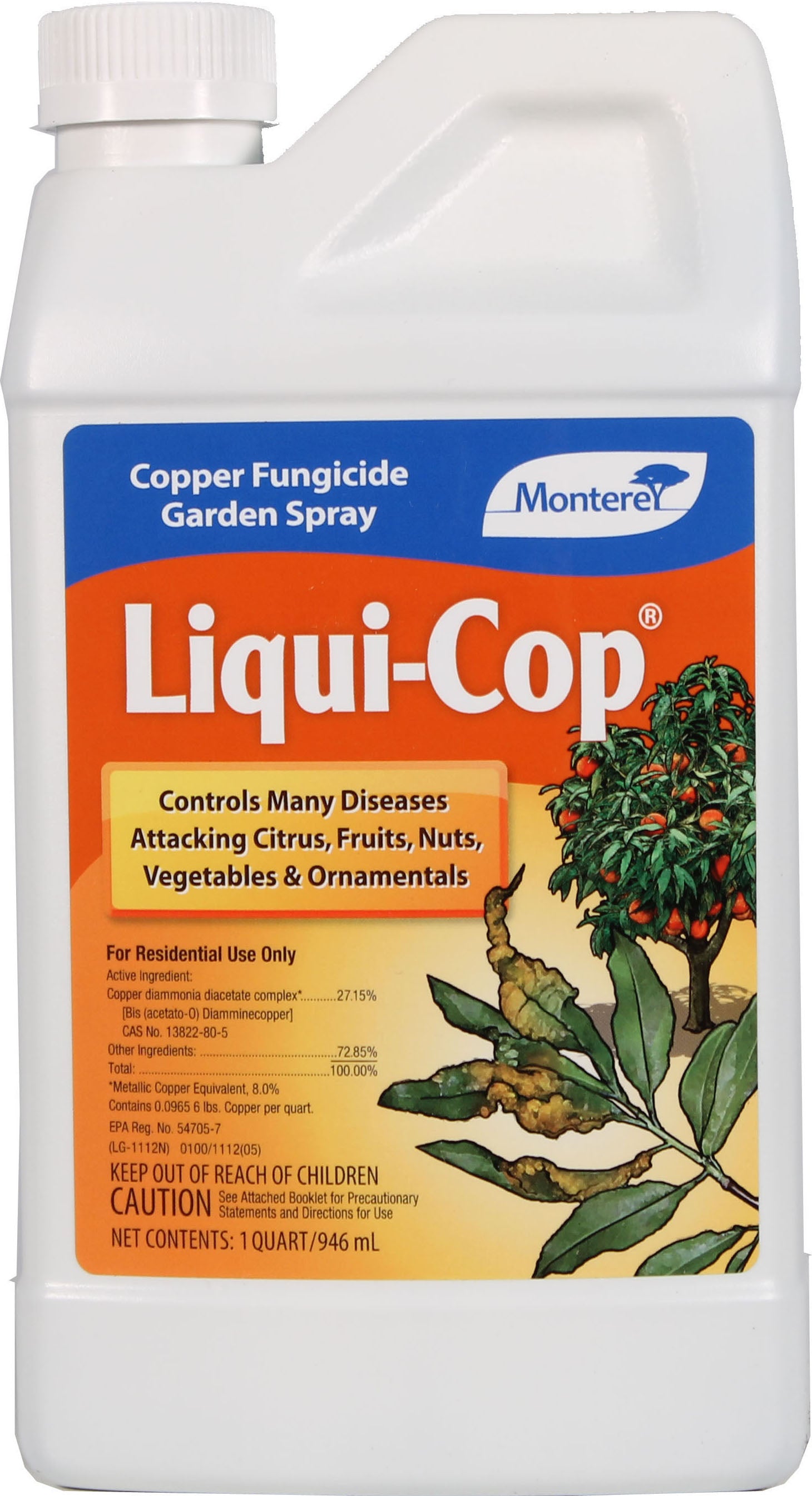 Monterey Liqui-Cop Copper Fungicide Garden Spray