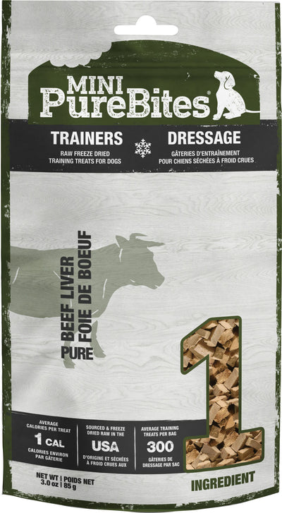 Purebites Freeze Dried Mini Trainers Dog Treats