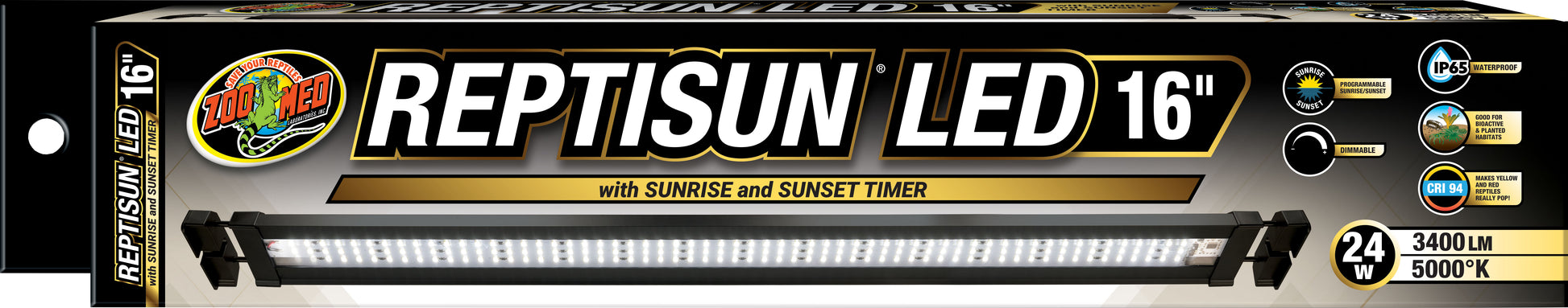 Reptisun Led With Sunrise And Sunset Timer