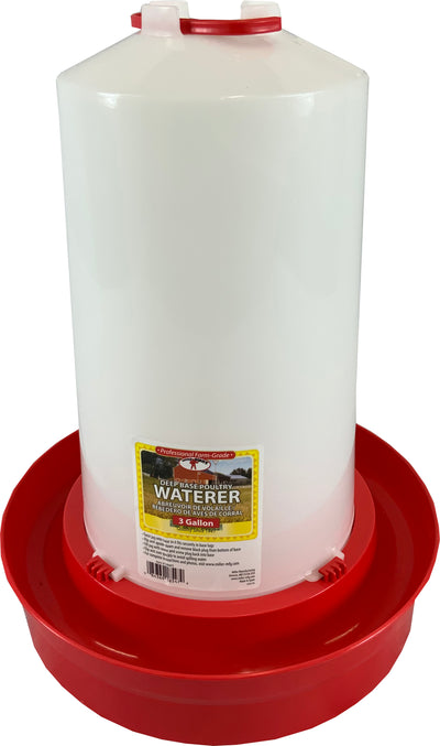 Little Giant Deep Base Poultry Waterer
