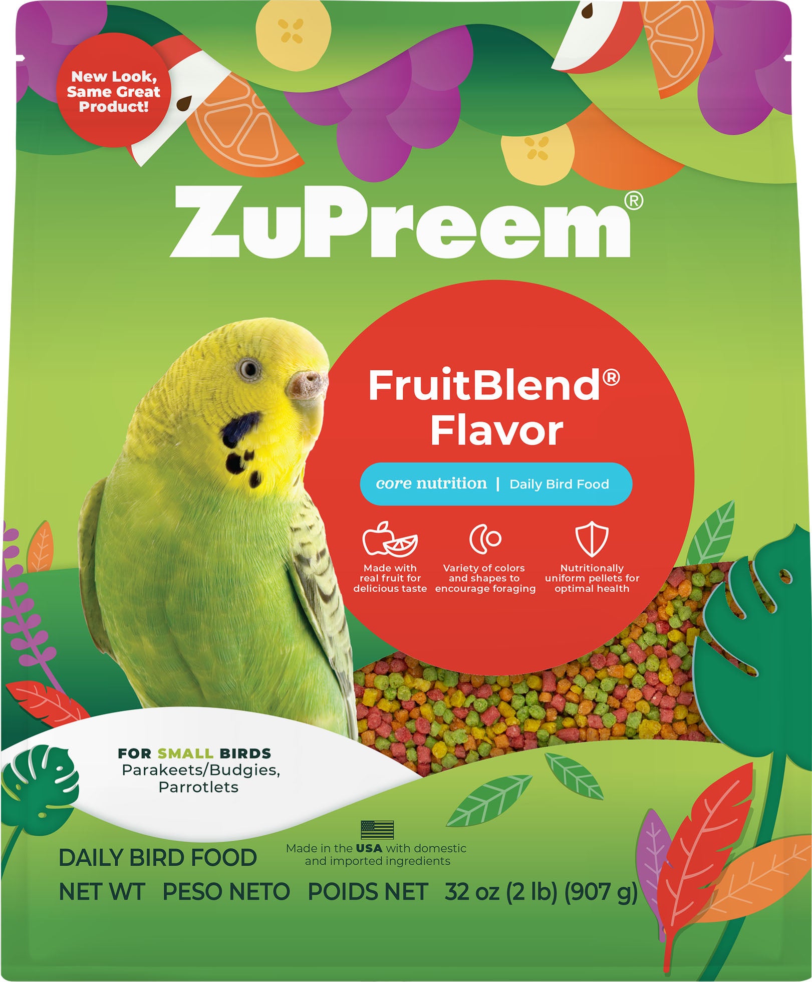 Fruitblend Flavor Small Bird Food