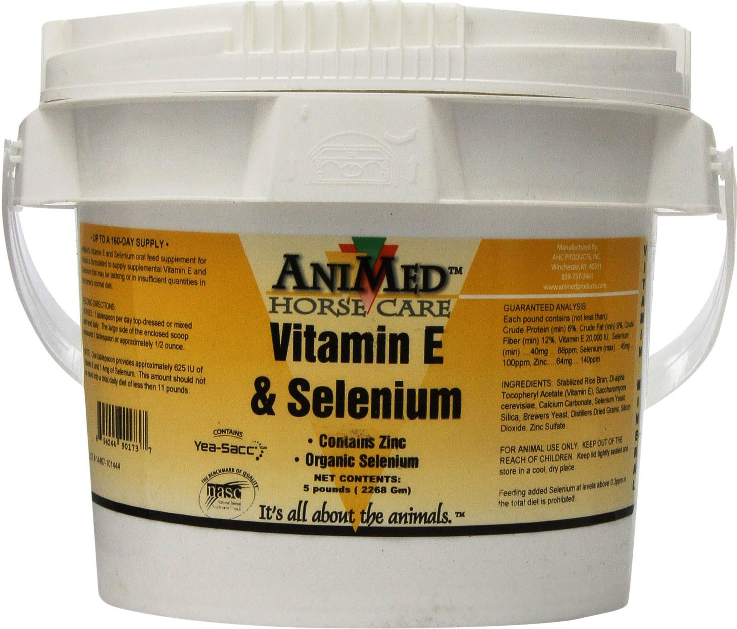 Vitamin E & Selenum Supplement For Horses