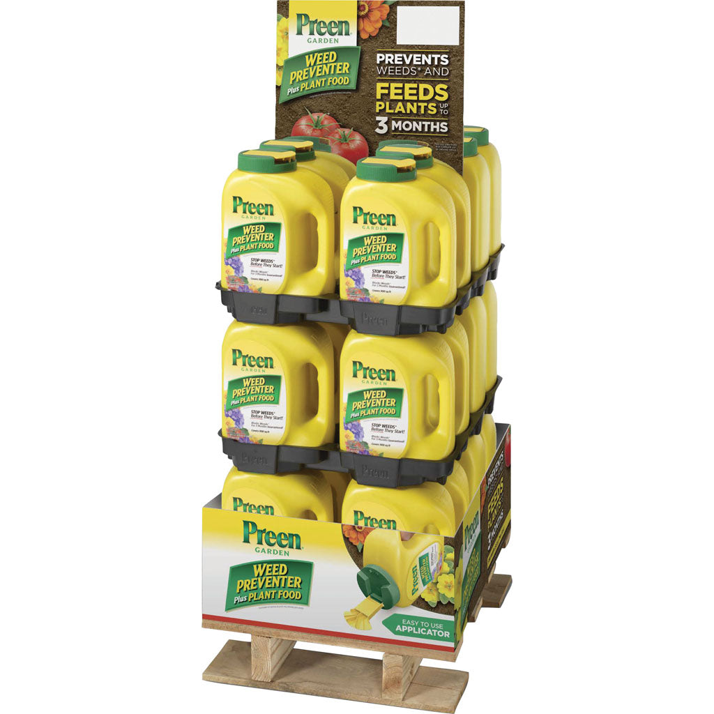 Preen Weed Preventer & Plant Food Quarter Plt 24ct