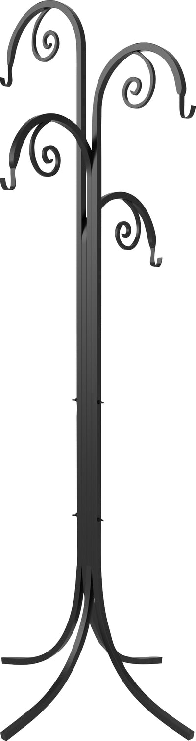 4-Way Scroll Basket Hanger - Free Standing