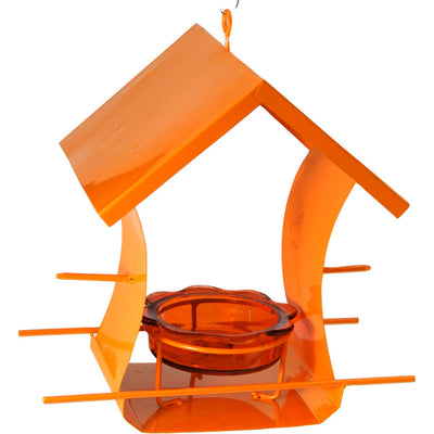 Metal House Oriole Feeder