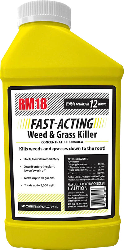 Rm18 Fast-Acting Weed And Grass Killer Concentrate