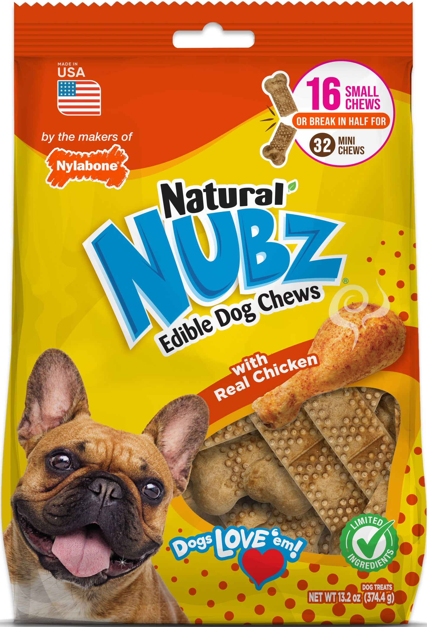 Nylabone Nubz Dog Chew Treats - 7.90000