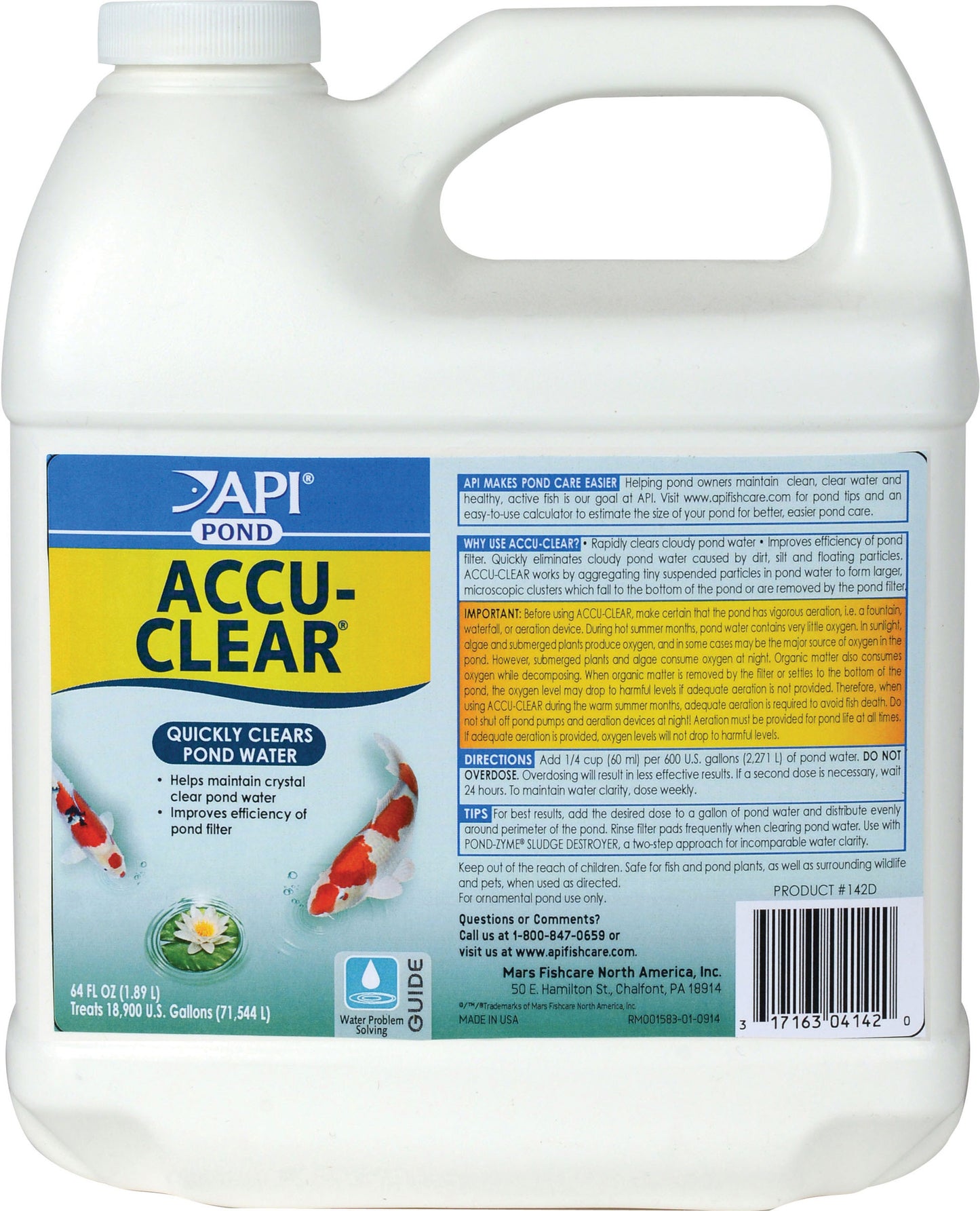 Api Pond Accu-Clear Water Clarifier