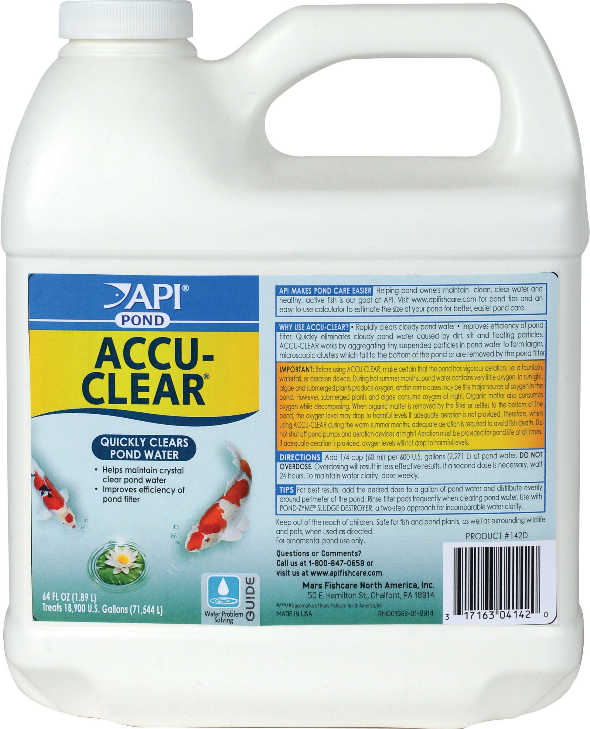 Api Pond Accu-Clear Water Clarifier