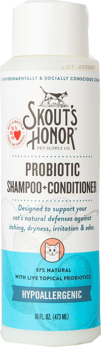 Skouts Honor Probiotic Shampoo+conditioner Cat