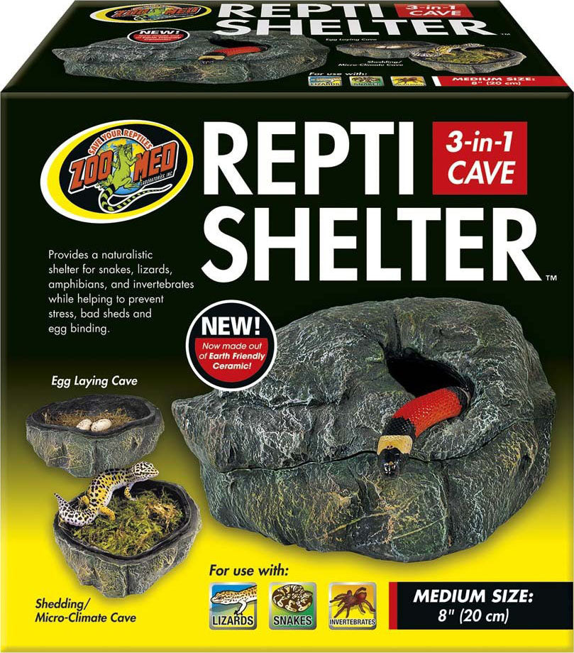 Repti Shelter 3-In-1 Cave