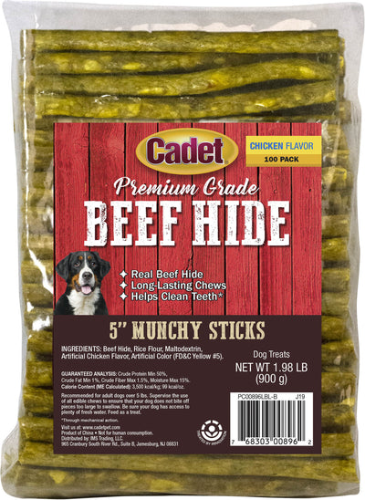 Cadet Gourmet Munchy Rawhide Sticks