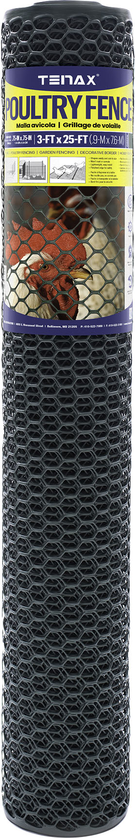 Tenax Plastic Hex Net Poultry Fence