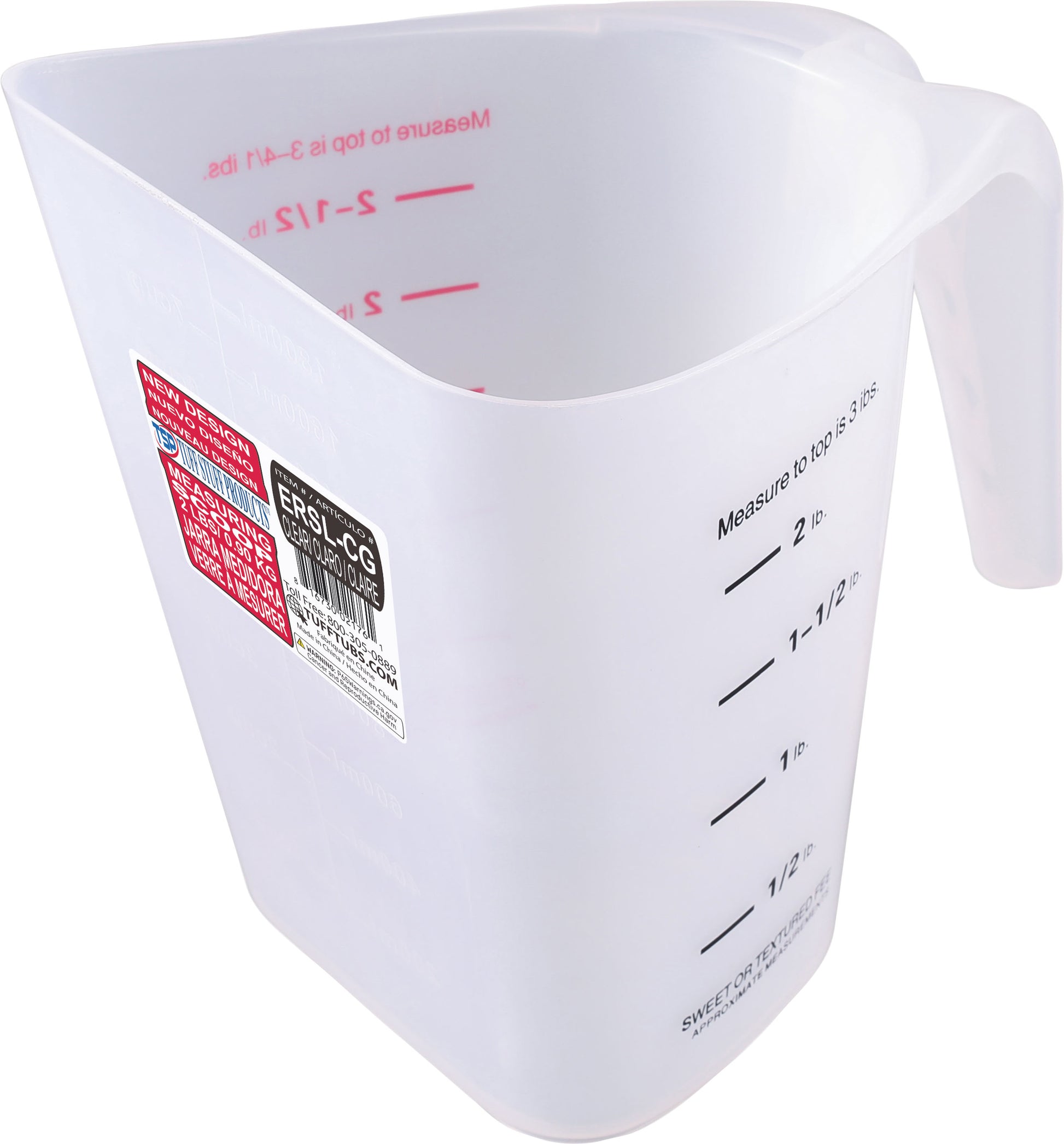 Tuff Stuff Ergonomic Wet Or Dry Measuring Scoop