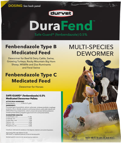 Durvet Durafend Fenbendazole 0.5% Dewormer