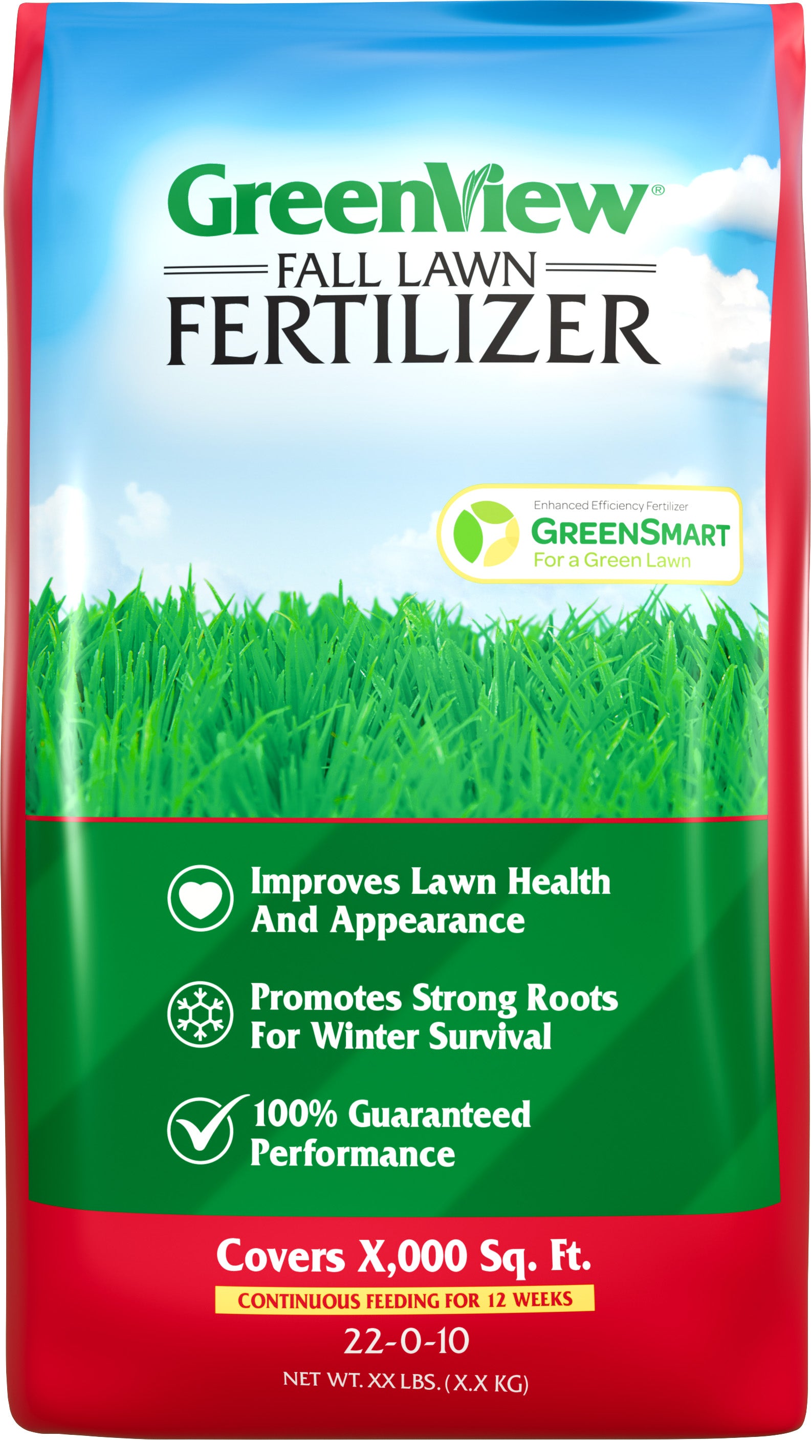Greenview Fall Lawn Fertilizer 22-0-10