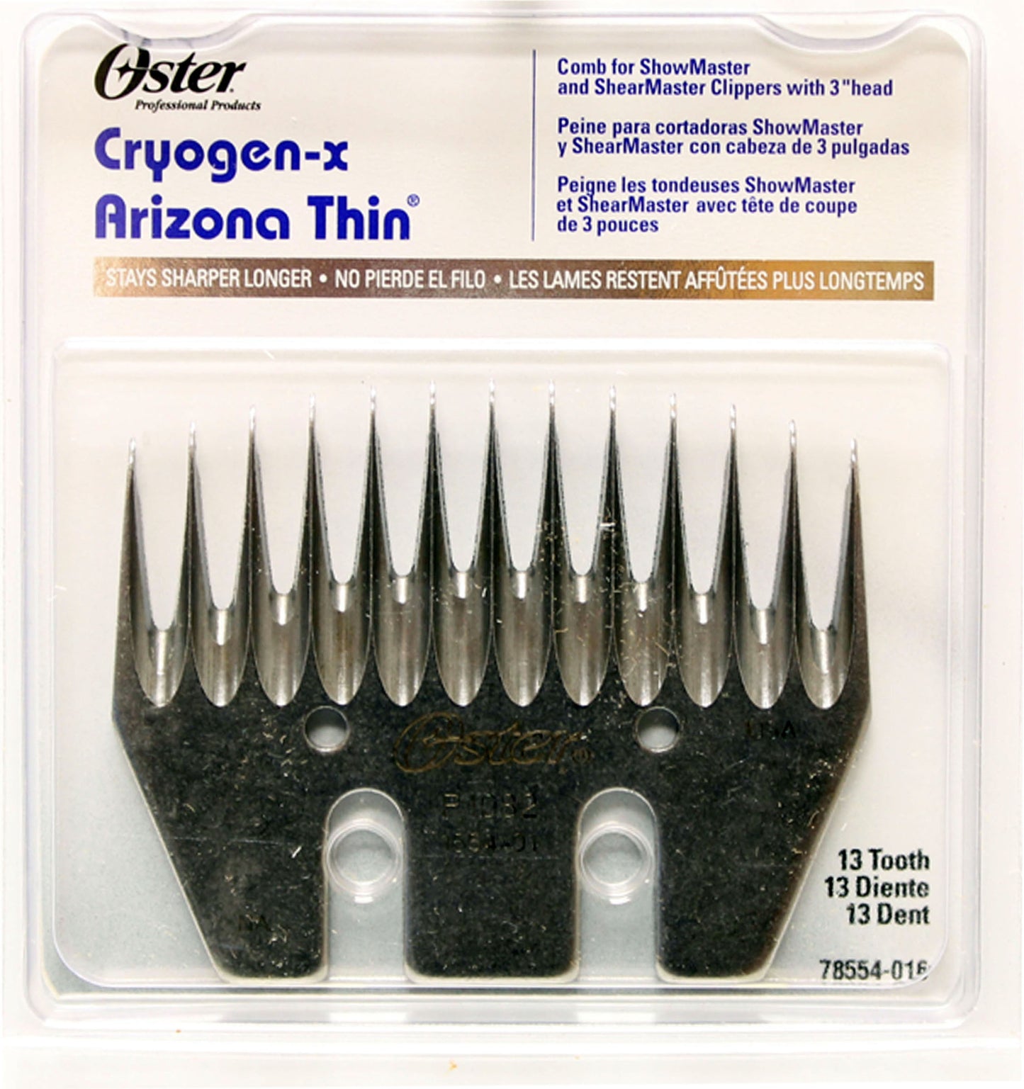 Oster 13-Tooth Arizona Thin Comb
