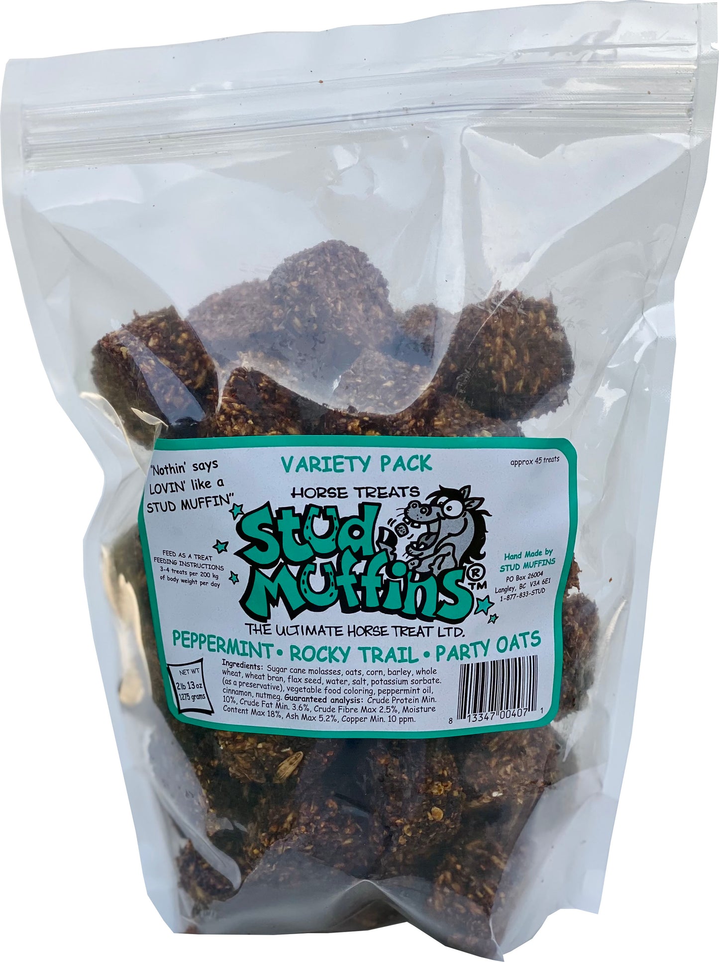 Stud Muffins Horse Treat Variety Pack Tub