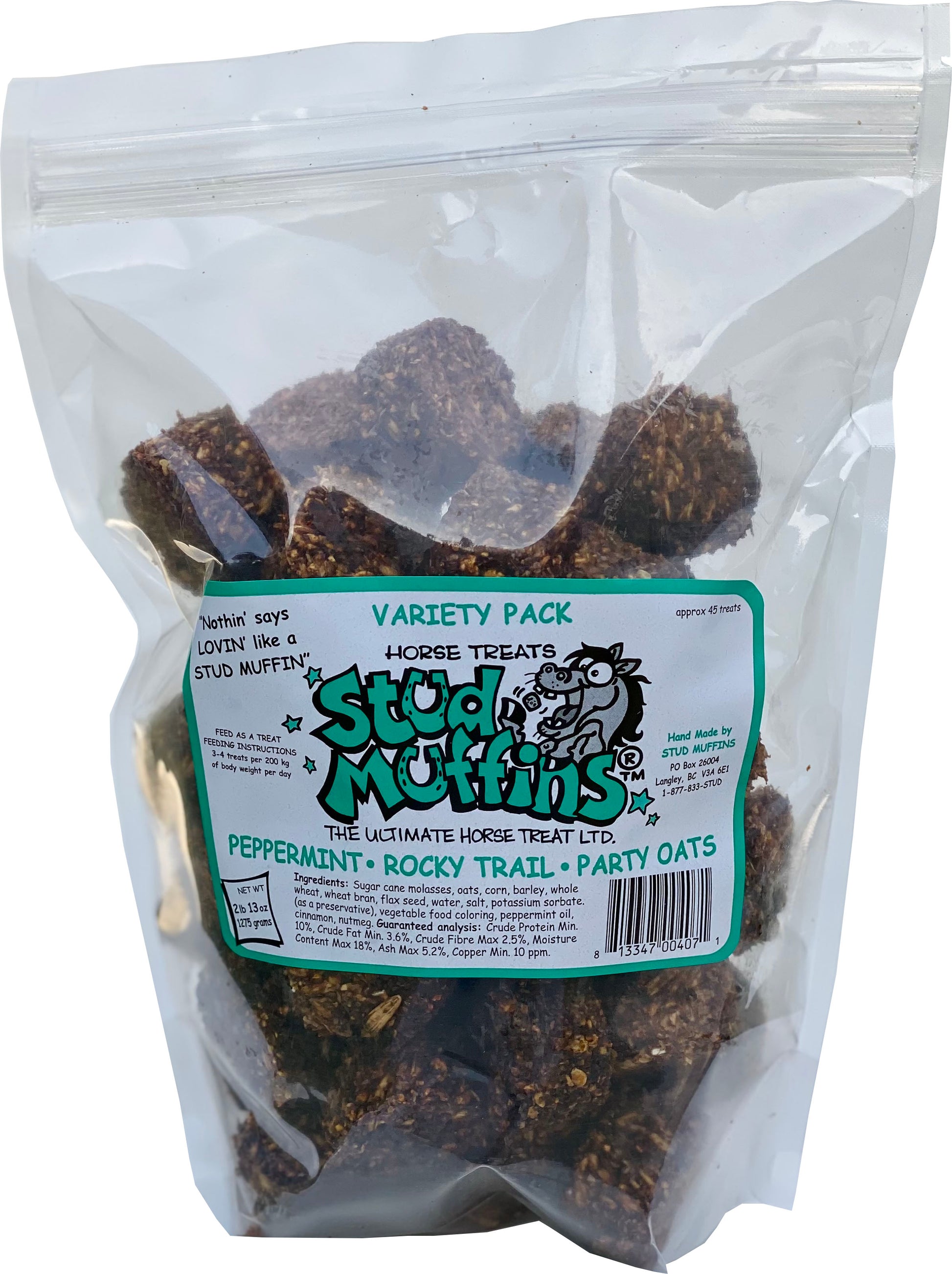 Stud Muffins Horse Treat Variety Pack Tub
