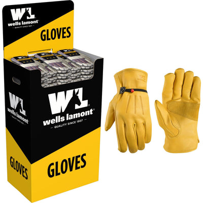 Wells Lamont Dump Grain Leather W/Ball & Tape