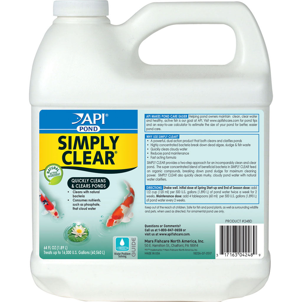 Api Pond Simply Clear Bacterial Pond Clarifier