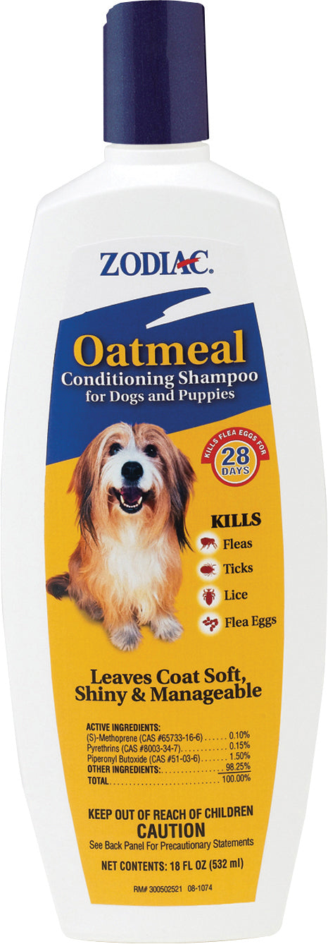 Zodiac Oatmeal Conditioning Shampoo For Dogs