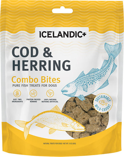 Icelandic+ Combo Bites Pure Fish Treats For Dogs