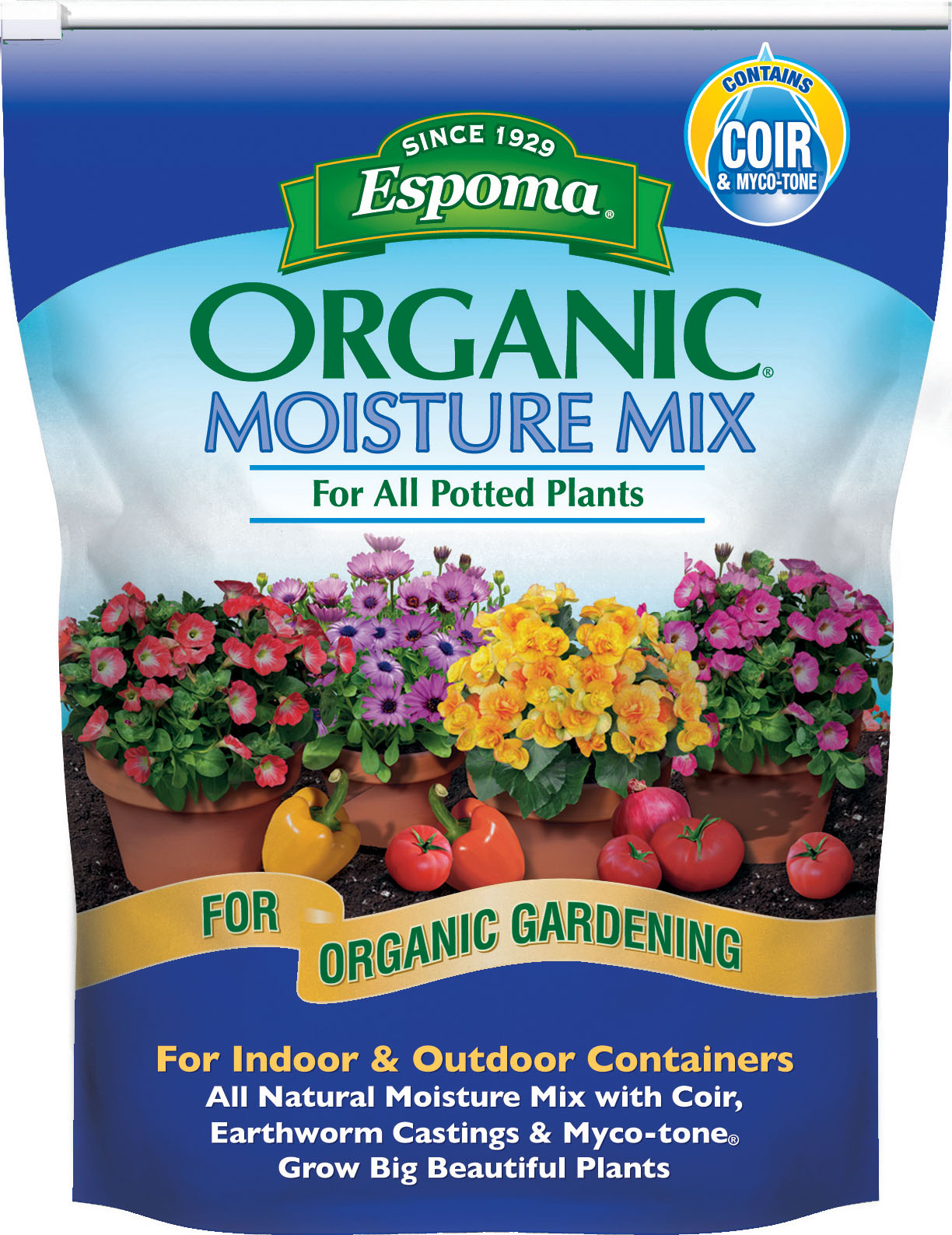 Espoma Organic Moisture Mix For Potted Plants