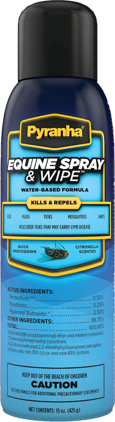Pyranha Equine Spray & Wipe Bov