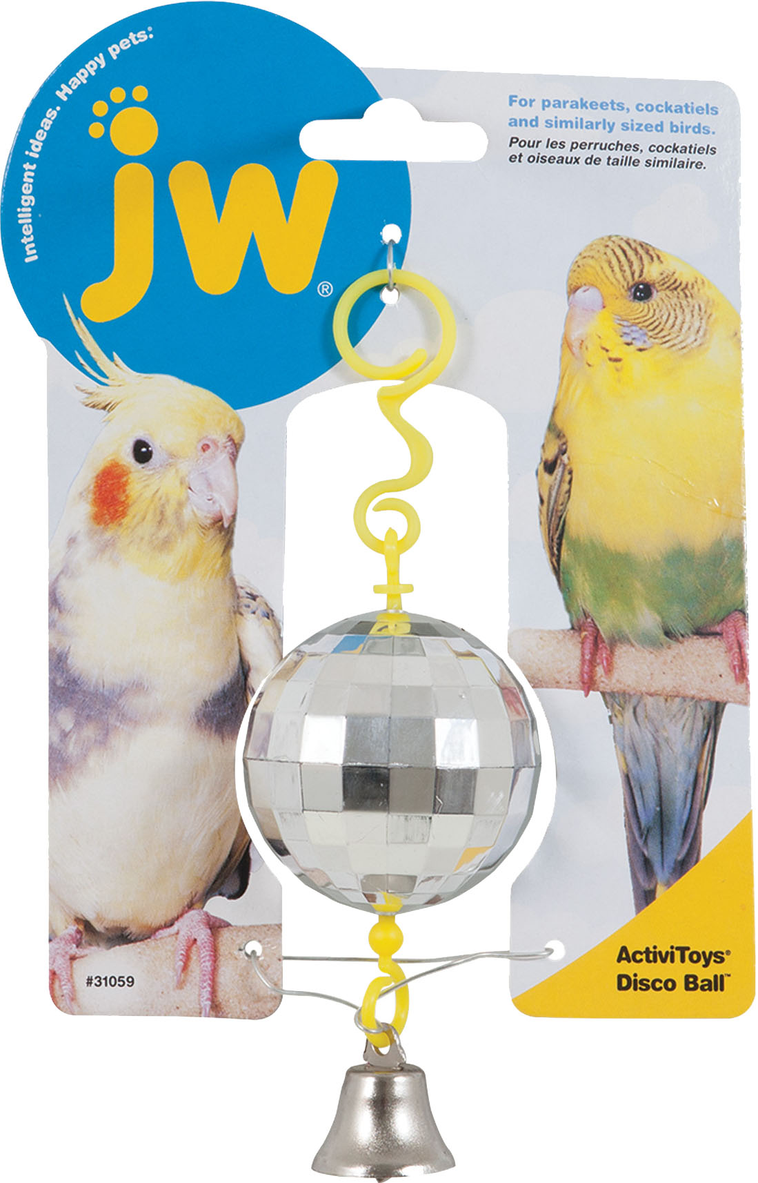 Jw Activitoys Disco Ball Bird Toy