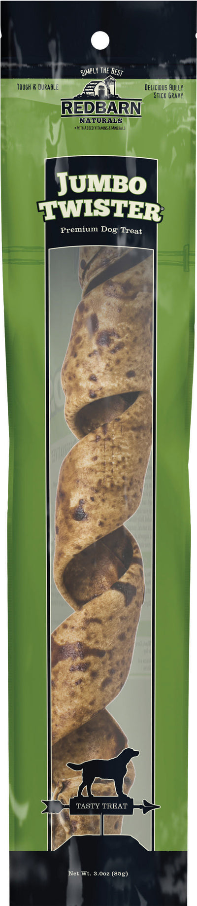 Redbarn Naturals Jumbo Twisters Chew Bagged