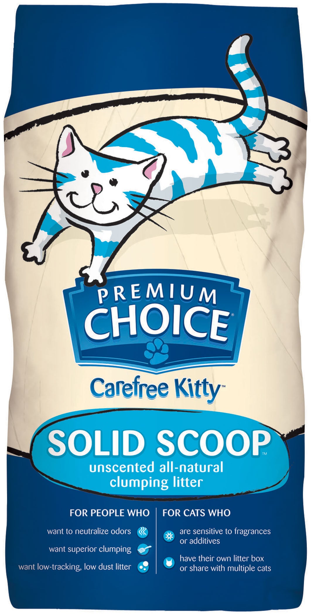 Carefree Kitty Solid Scoop Litter