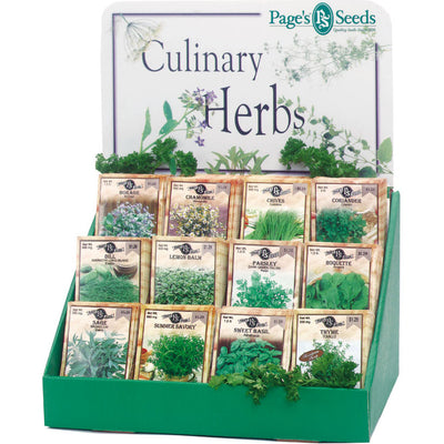 Page'S Premium Culinary Herb Counter Display