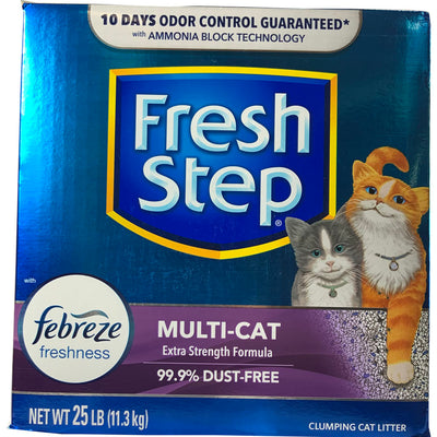 Fresh Step Multi-Cat Clumping Litter W/Febreze