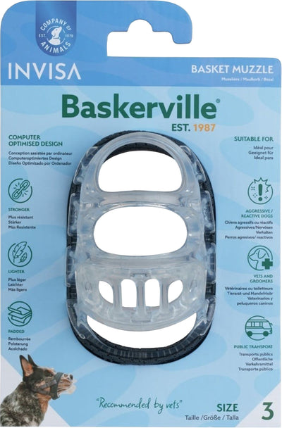 Baskerville Invisa Transparent Padded Muzzle