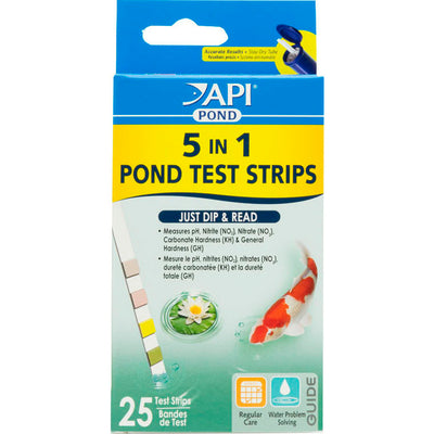 Api Pond 5 In 1 Test Strips
