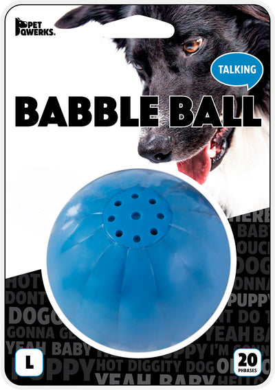 Talking Babble Ball Dog Toy