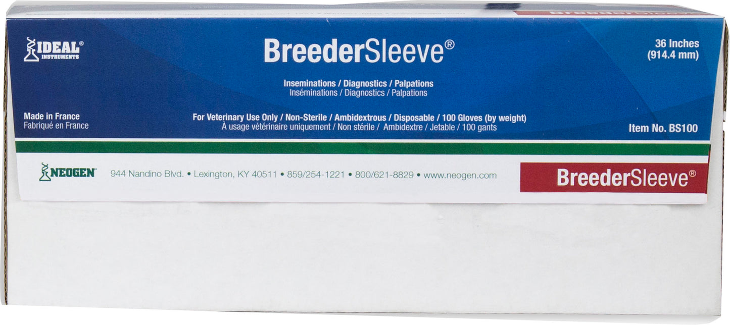 Shoulder Length Disposable Breeder Sleeve 1 Mil