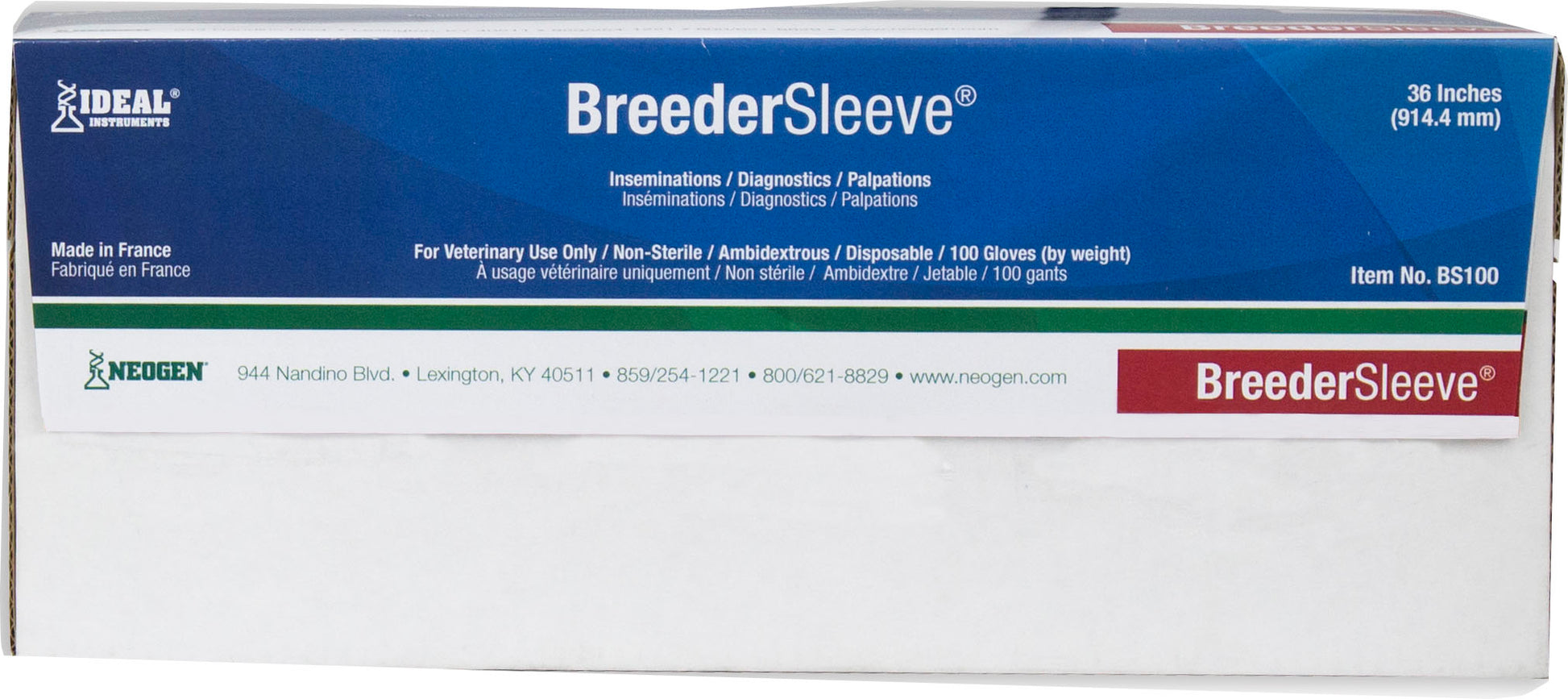 Shoulder Length Disposable Breeder Sleeve 1 Mil