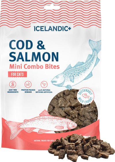 Icelandic+ Mini Combo Bites Pure Fish Treats Cats