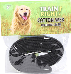 Train Right! Cotton Web Training Leash