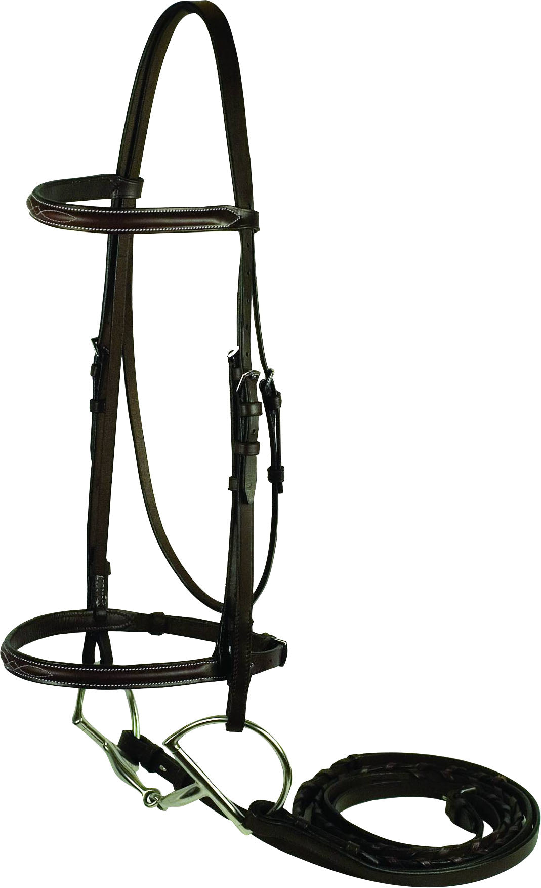 Gatsby Fancy Stitched Raised English Bridle