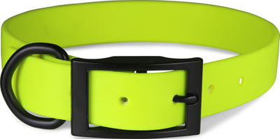 Zeta Biothane Dog Collar W/ Blk Hardware