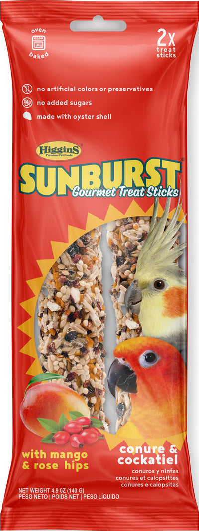 Sunburst Gourmet Avian Treat Sticks Canary/Tiel