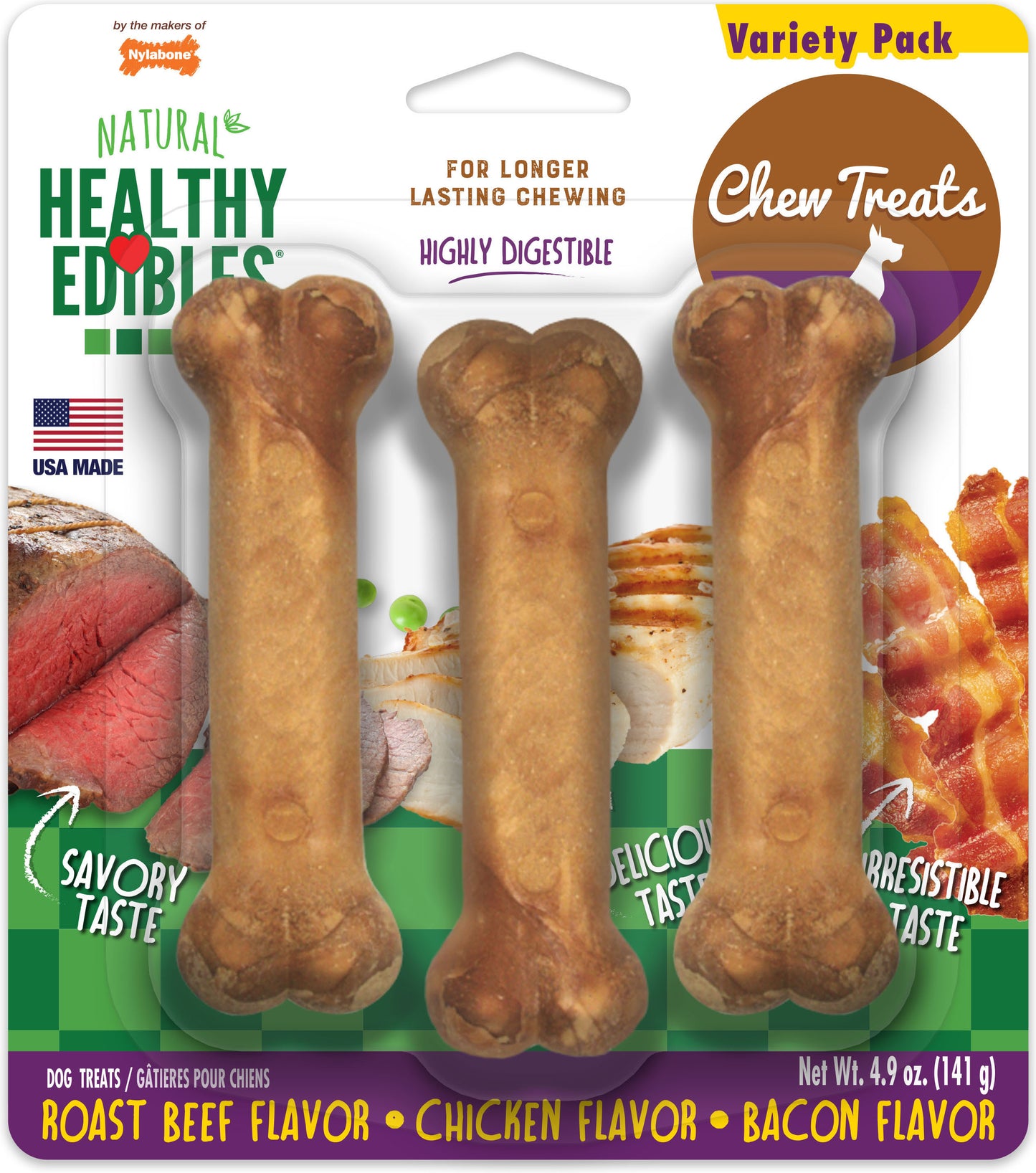 Healthy Edibles Natural Chew Variety Pack