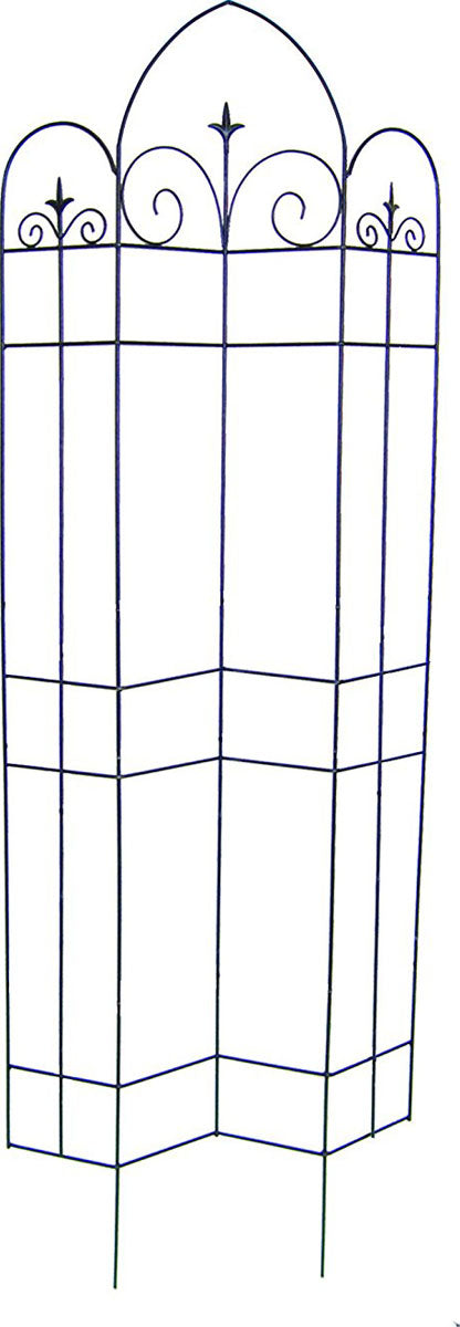 Offset Finial Garden Trellis
