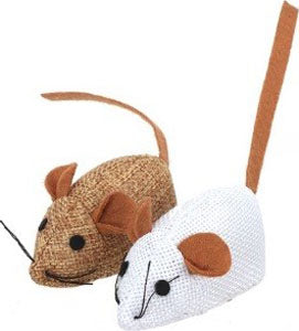 Lively Linen Mouse Cat Toy