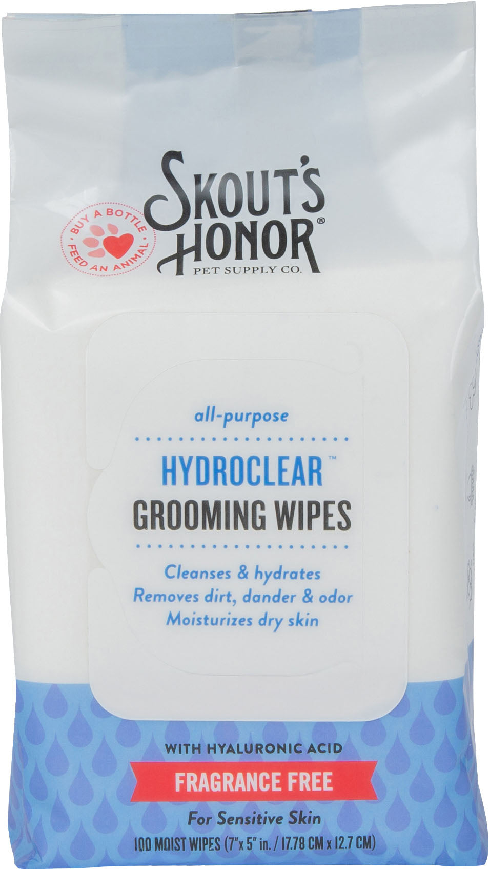 Skouts Honor Hydroclear Grooming Wipes